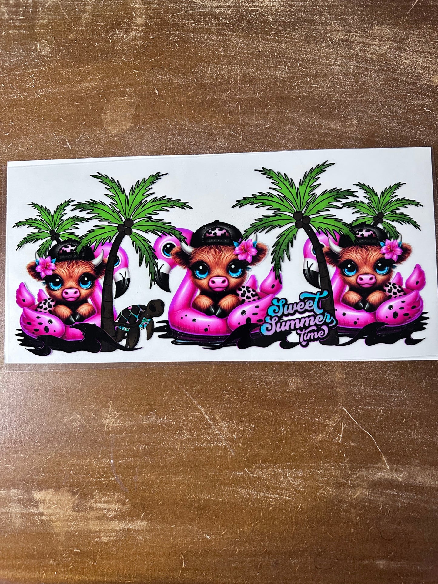 Baby Hylands w/ Pink Flamingo Floaty