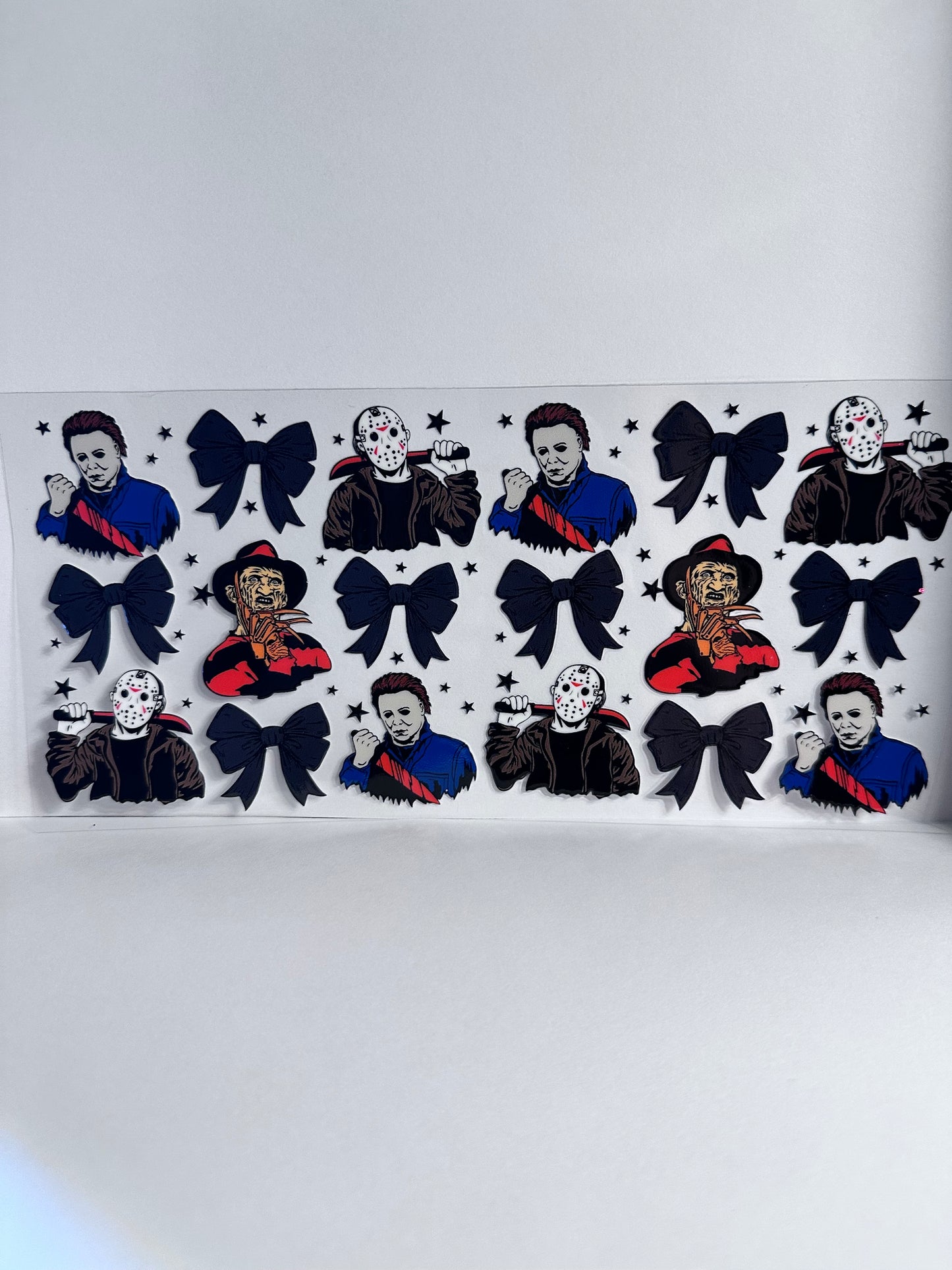 slasher Faces w/Black bows