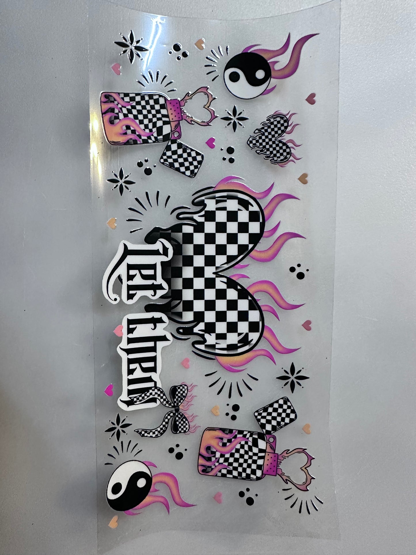 Let Them Checkers and Flames