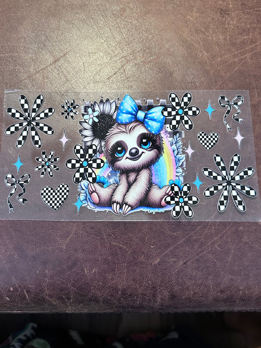 Cute Baby Sloth w Bow