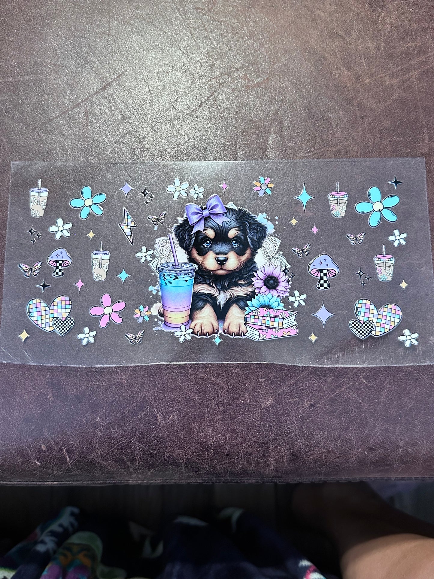 Rotty Puppy Floral