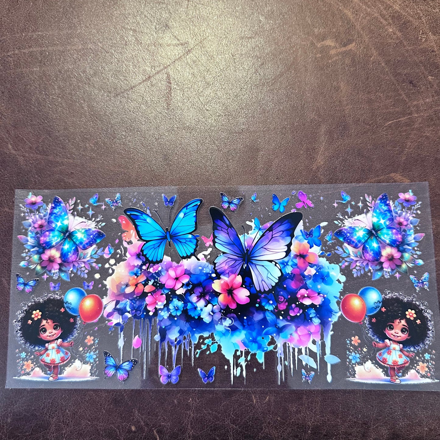Butterflies w cute girl