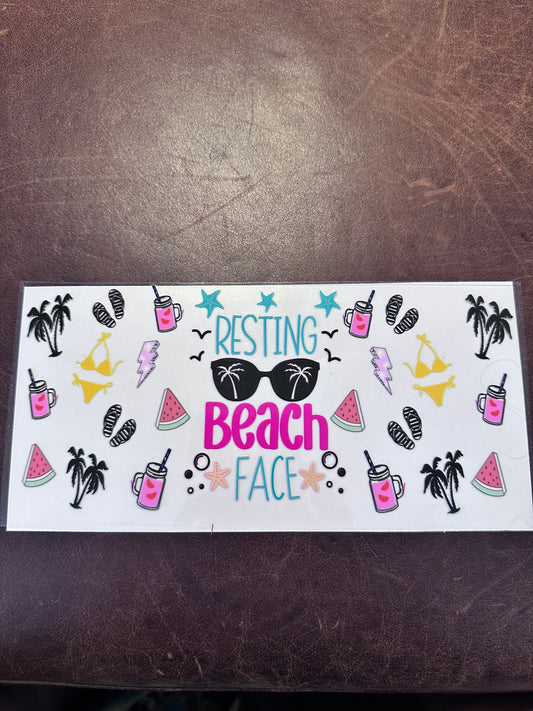 Resting Beach Face