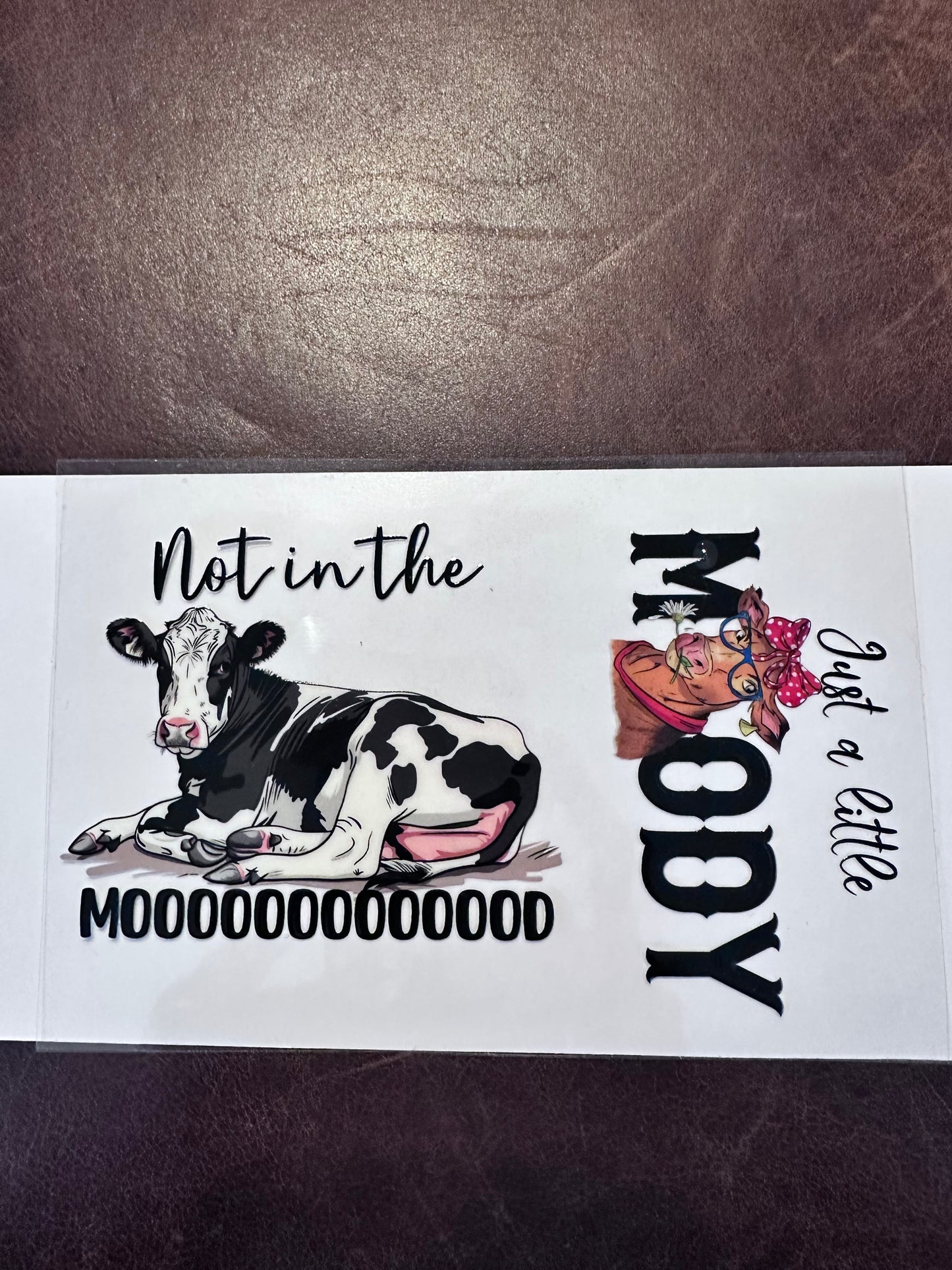 Cow "Not in the MOOOOD"