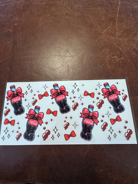 Coke Bottle & Red Bow