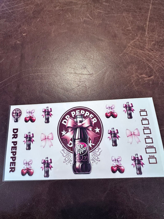 Dr. Pepper Maroon Bows