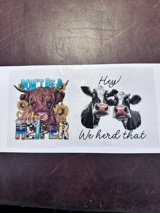 Salty Heifer Bull Duo