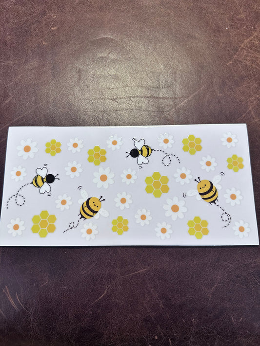 Flying Bees & Flowers