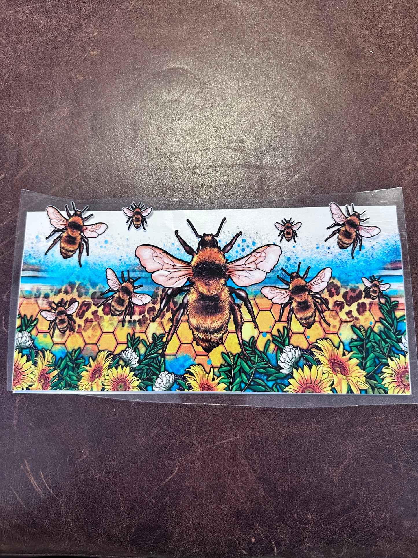 Bees Lg w Sunflowers