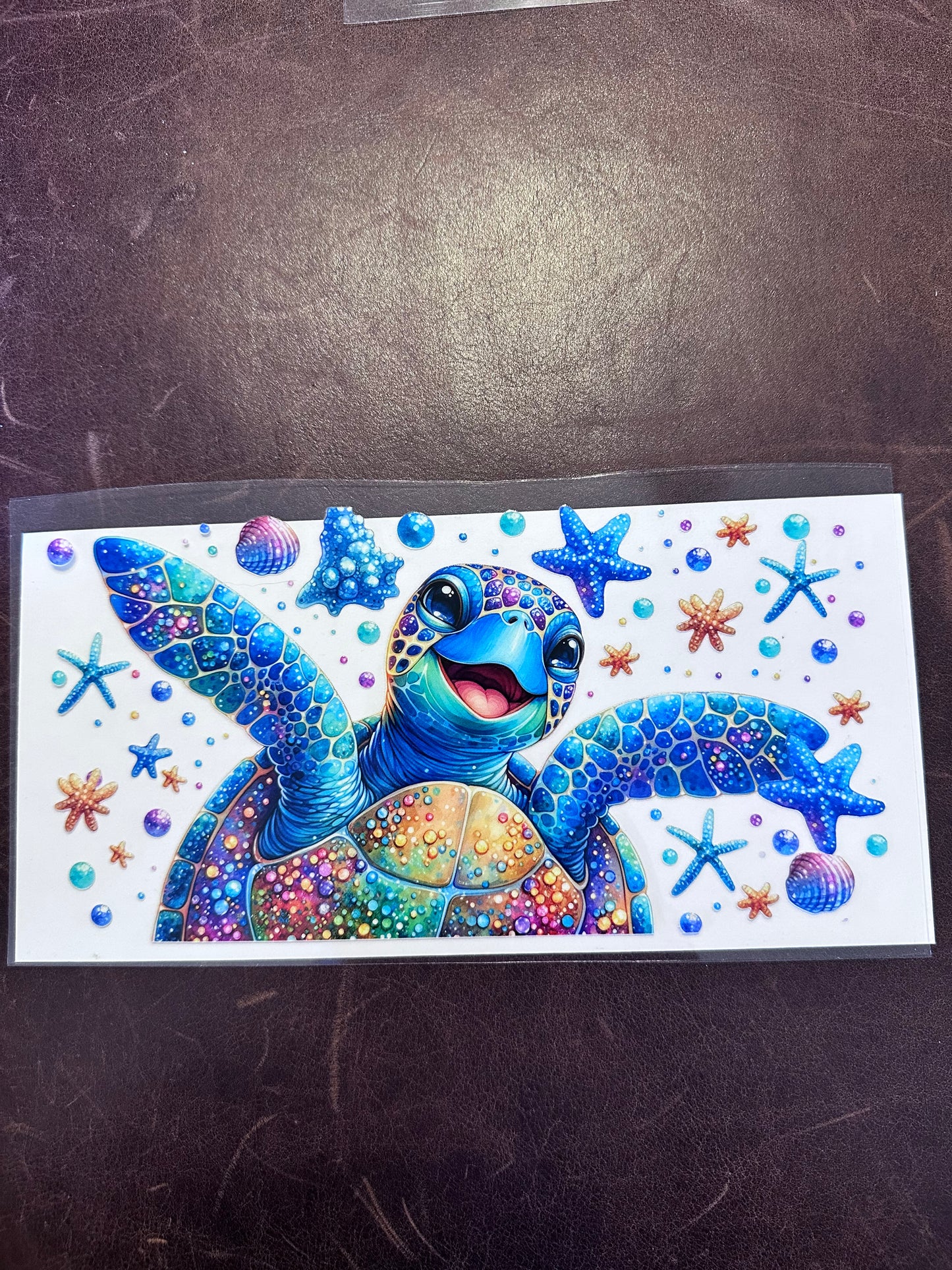 Colorful Sea Turtle Large