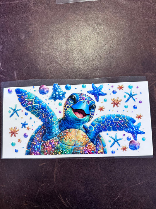Colorful Sea Turtle Large