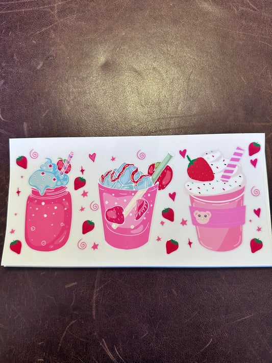 Strawberry Shake Trio
