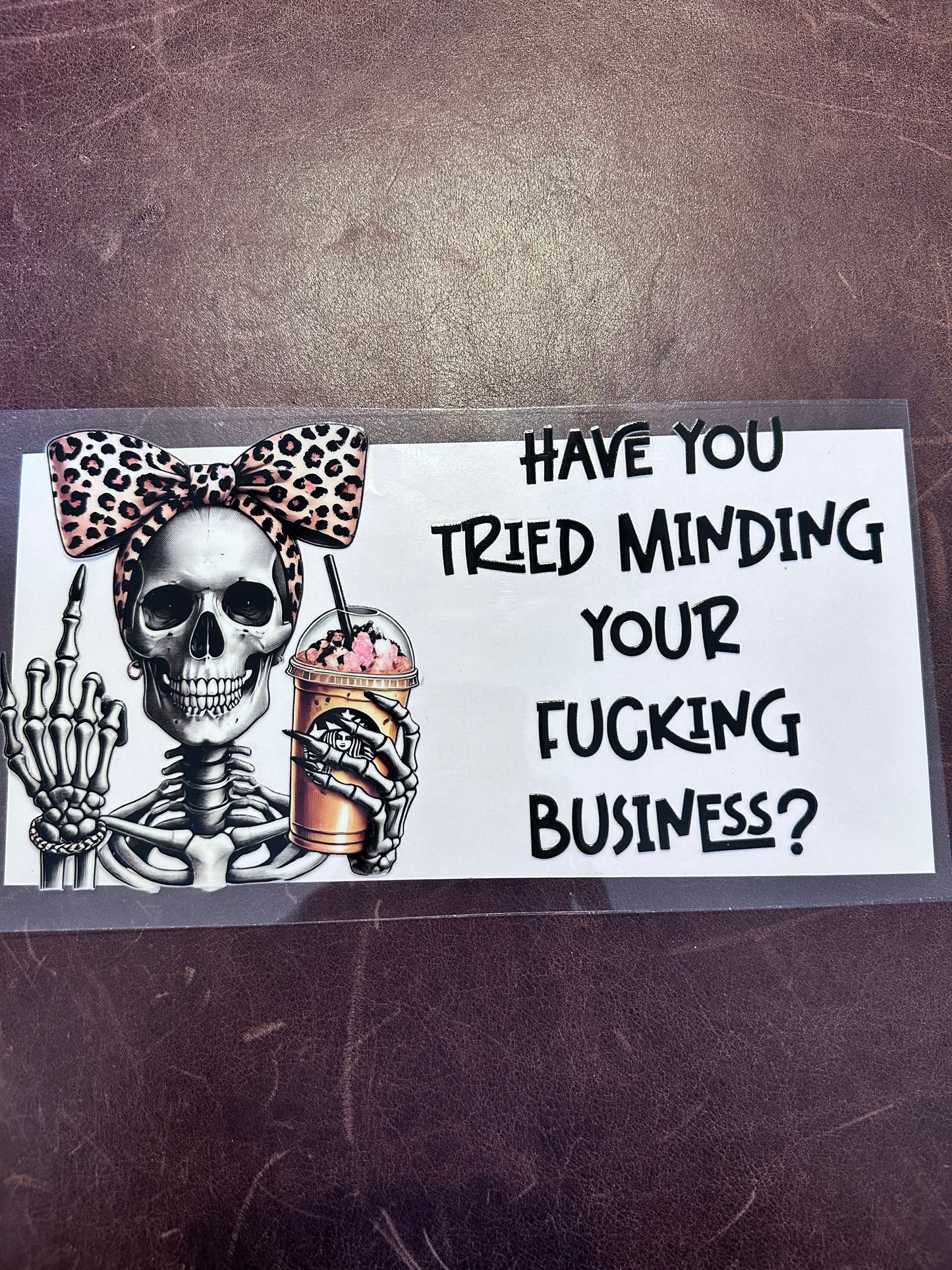 Minding Your Own F-ing Business