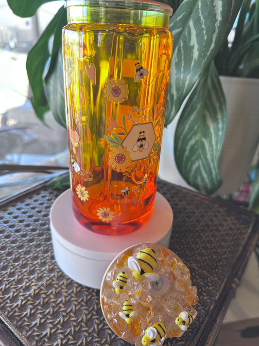 20oz Honey Drip W/Deco Lid