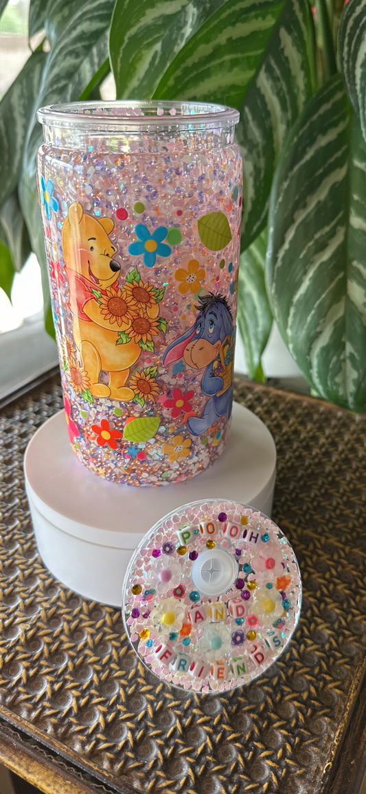 16oz Pooh and Friends w/ Deco Lid