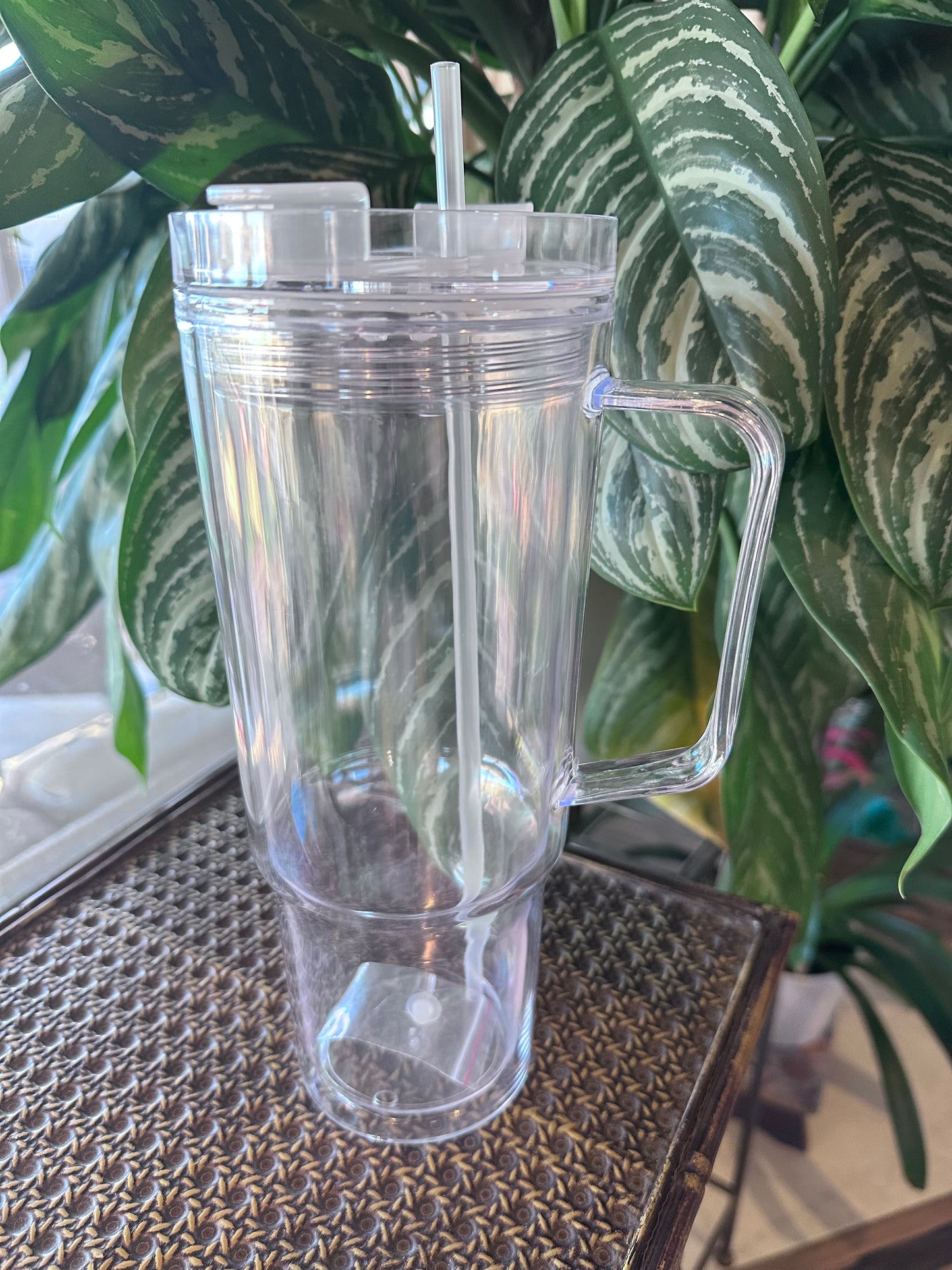 40oz Acrylic Snowglobe with Handle