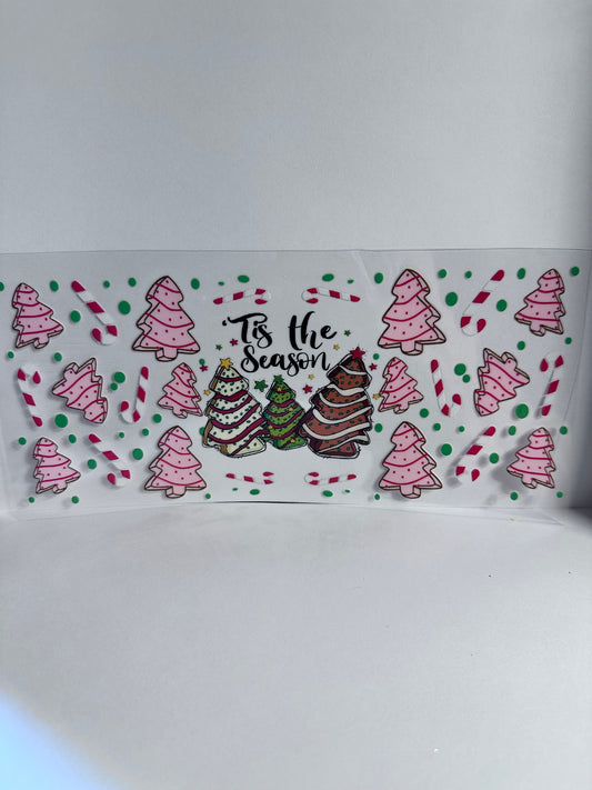 Tis The Season Christmas tree Cookies