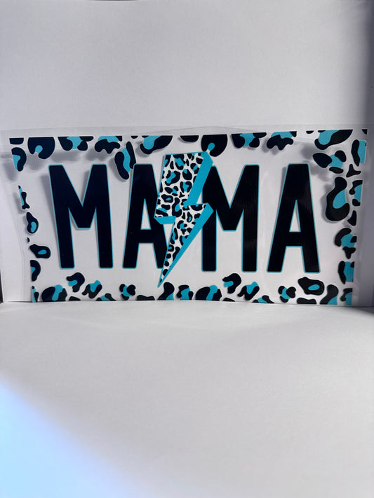 Mama Teal Cheetah Bolt