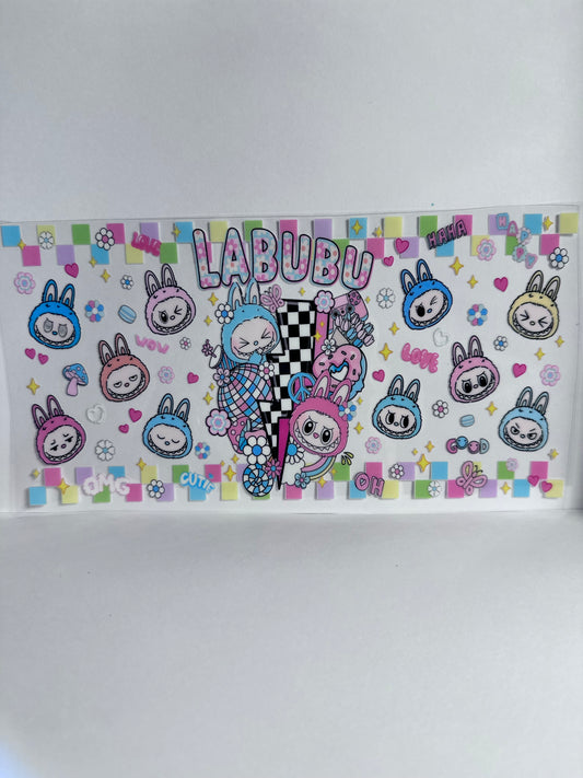 Labubu Checkered Bolt & Faces