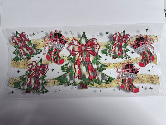 Cute Bows Trees & Stockings