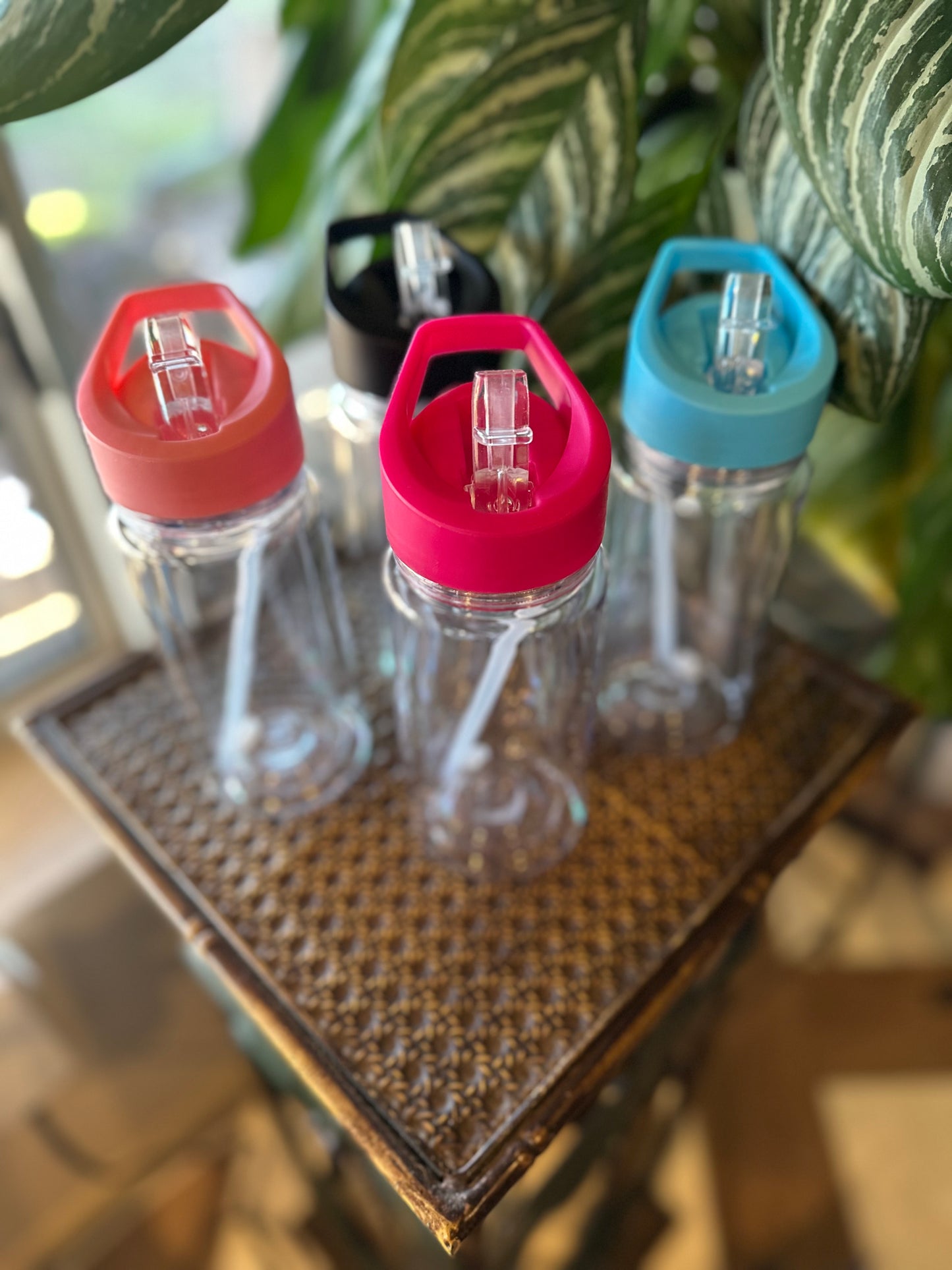 10oz Plastic Kids Sipper Cup w/Colored Lid